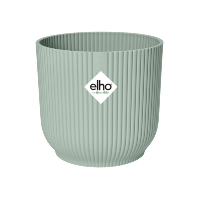 Elho Vibes Fold Rund Topf, Grün, D14 x H13 cm