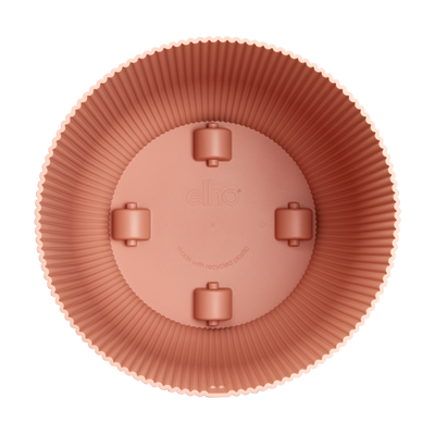 Elho Vibes Fold Pflanztopf mit Rädern, Rosa, Ø35xH33cm