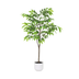 Artificial Tropical Plant with White Pot – Easy-Care Decorative Highlight Bild 1