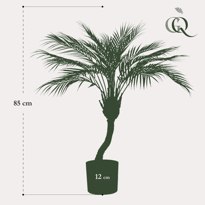 Kunstpalme Chamaedorea Elegans, Bergpalme, 85 cm