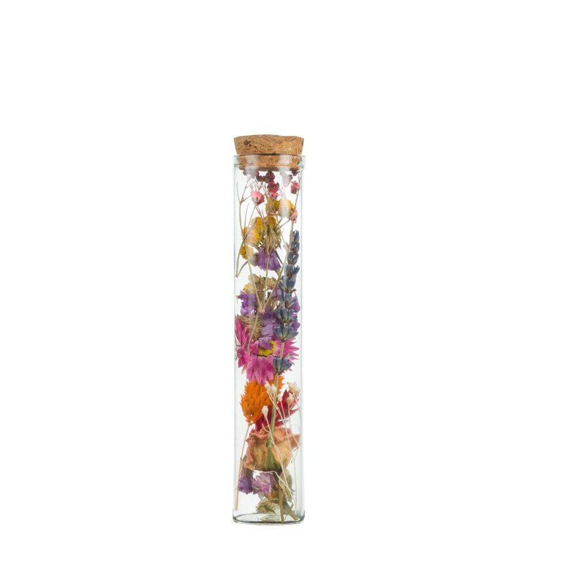 Dried Flowers Wish Bottle Medium, Decoration, 15cm, 6 pcs.