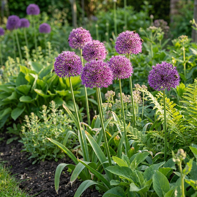 120x Zierlauch 'Purple Sensation' - Lila Blüten - Sommerblüher