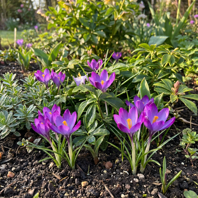 100x Krokus Ruby Giant - Lila - Zwiebelgröße 5/+