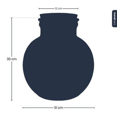 Terrarium Glasflasche mit LED-Korken - Bolder Bob Ø 30cm
