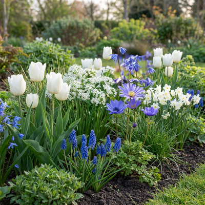 Blumenzwiebel-Garten Blau (10/12): Frühlingstraum in Violett und Blau