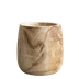 Pia Flower Pot M - Light Brown Wood - H25 W23 Bild 1