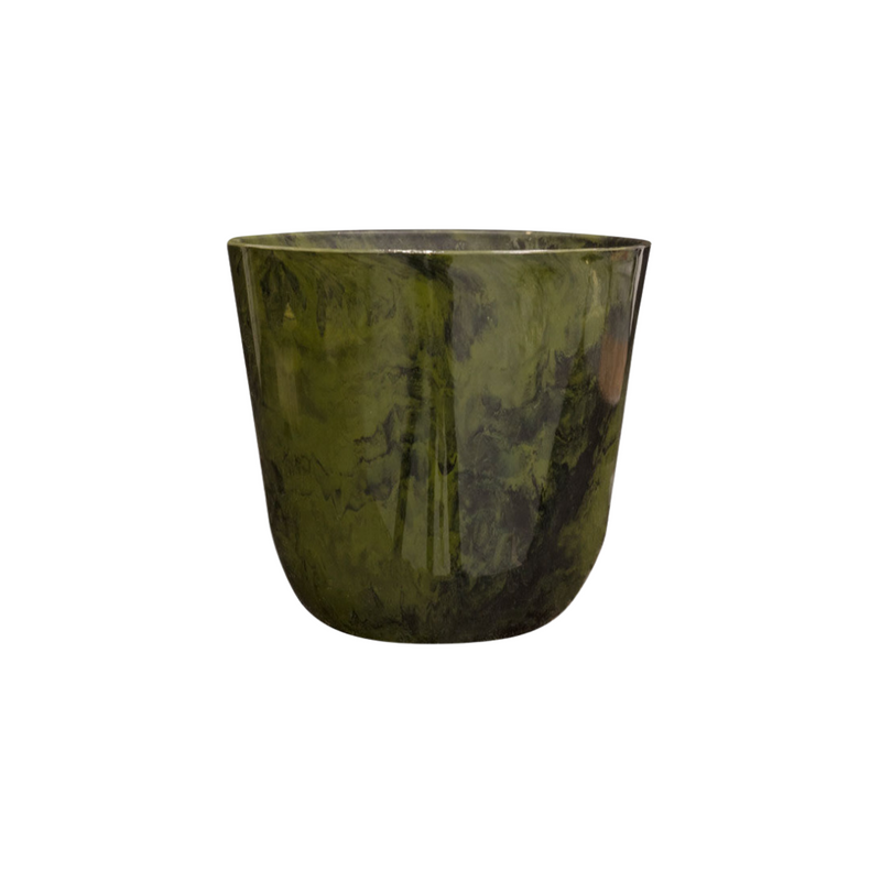 Topf Palermo Marmor grün D27 x H25