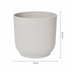 ELHO Vibes Fold Pflanztopf 22 cm weiß: Moderne Eleganz für Ihr Zuhause Bild 2