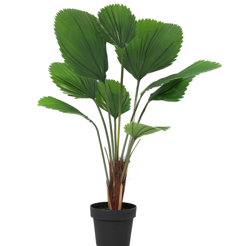 Künstliche Licuala Grandis Palme, 104 cm