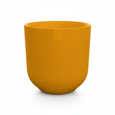 Elho Jazz Round Pot Amber Yellow D23cm H21cm