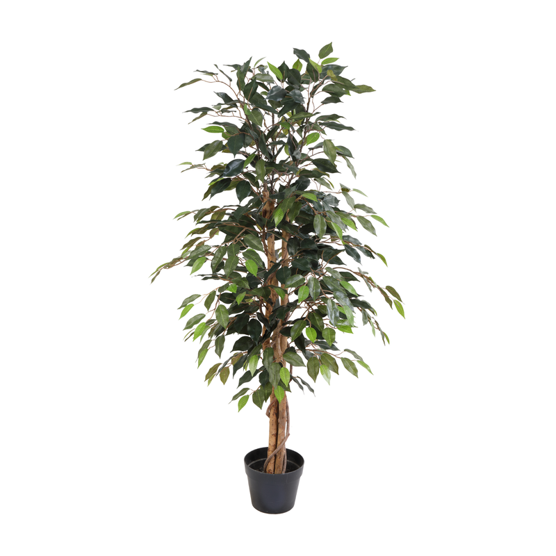 Künstliche Ficus Benjamina 130cm – Tropisches Flair ohne Pflege