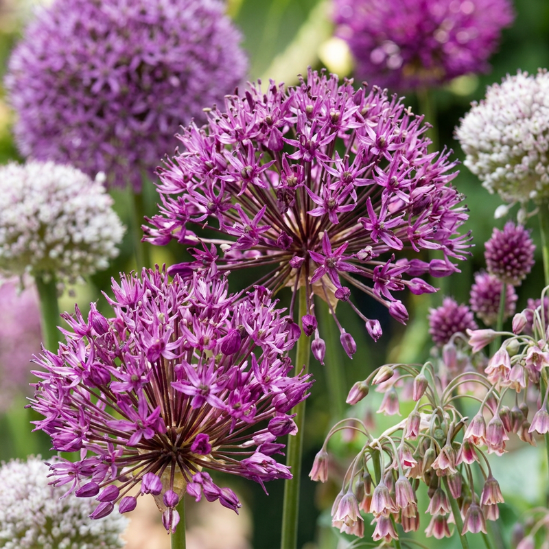 640x Zierlauch 'Bulb Garden' - Sommerblüher, Zwiebelgröße 10/12