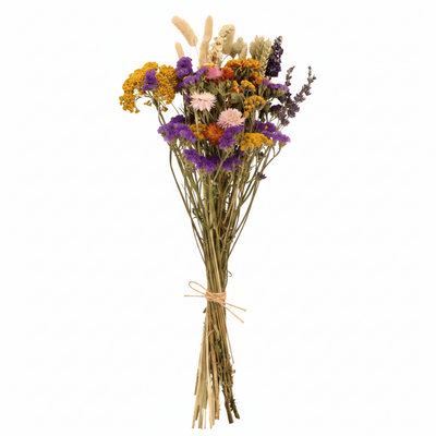 Trockenblumen Feldblumenstrauß Multi - Ø25cm, ↕60cm