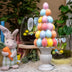 Osterdeko Ei-Baum 40cm – Pastellfarben mit Glitzer Bild 3