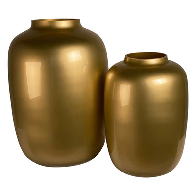 Golden Vase Artic - H35cm W25cm