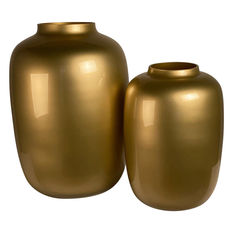 Goldene Vase Artic - H35cm B25cm