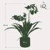 Künstliche Orchidee Gelb/Braun, 45cm – Langlebig & Pflegeleicht Bild 2