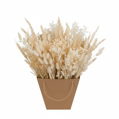 Getrocknete Blumen Mono-Mix Weiß 50cm