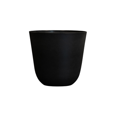 Topf Palermo schwarz D35 x H32 cm – Elegantes Design für Ihr Zuhause