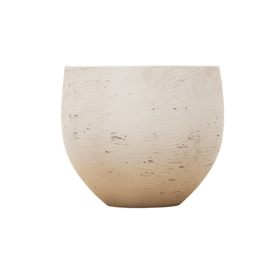 Pot Jumbo Orb Beige Washed XS - D69 x H57