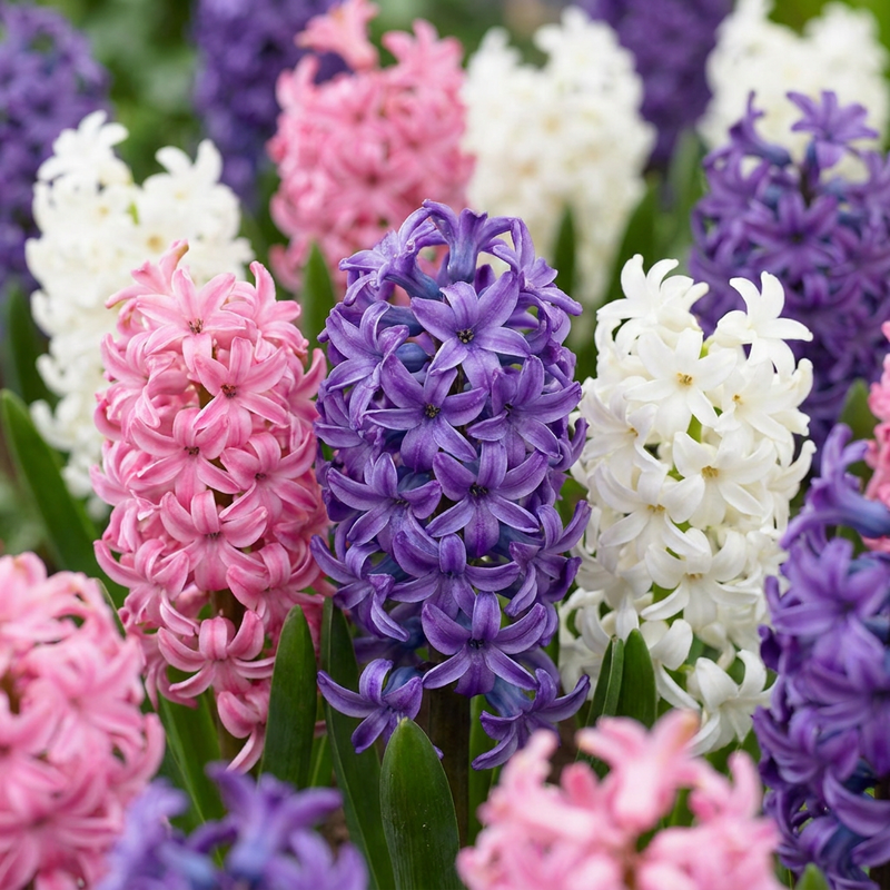 20x Hyacinthus Pastel mix - Pastel mix hyacinth - Pastel - Spring bloomer - Bulb size 14/15