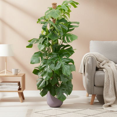 Monstera Pertusum XL mit elho Topf – Tropische Dschungel-Optik