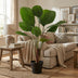 Künstliche Licuala Grandis Palme, 104 cm Bild 4