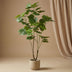 Artificial Ficus Umbrella Plant 125cm - Easy-Care Decorative Tree Bild 3
