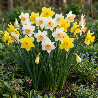 160x Narzissen Mix Zwiebeln - Bunte Frühlingsboten für Ihren Garten