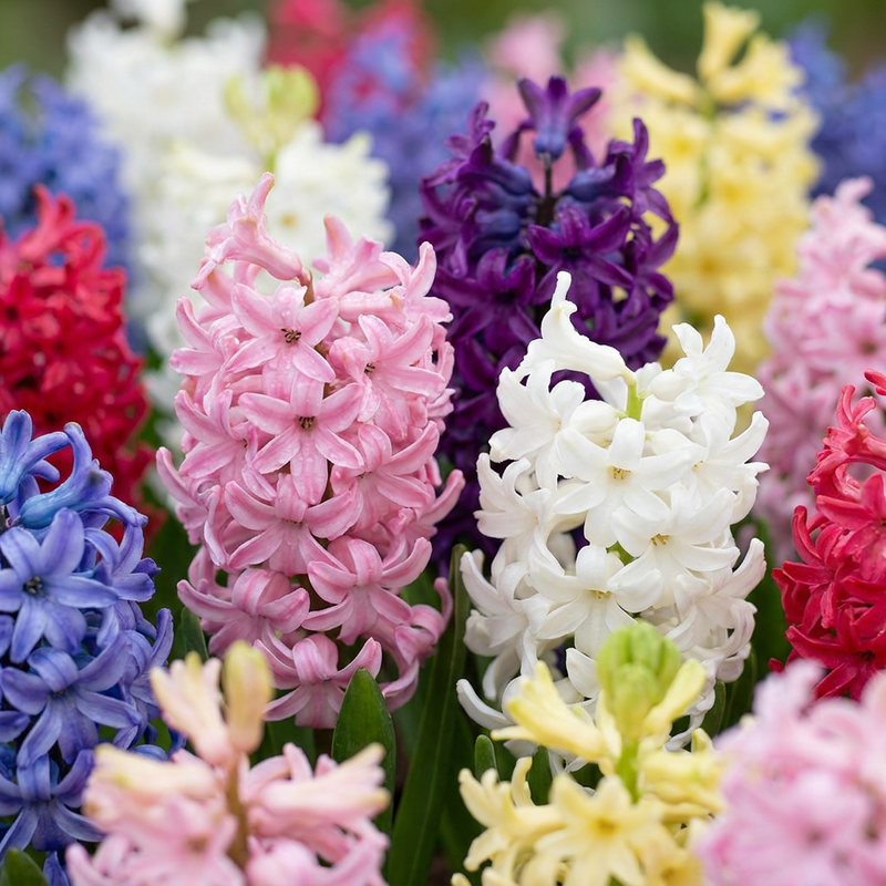 20x Hyacinthus mix - Mixed Hyacinth - Miscellaneous - Spring bloomer - Bulb size 14/15