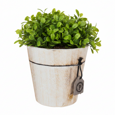 Wooden Decorative Pot for a Cozy Home Atmosphere – Natural Elegance