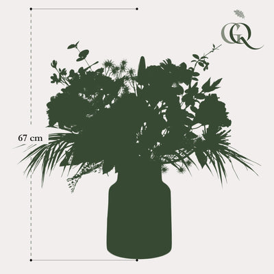 Kunstblumen - Bouquet M - Ziemlich Kraftvoll - 67 cm